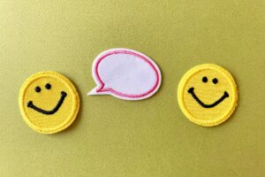 相手に話しかけるイメージ　二人の会話